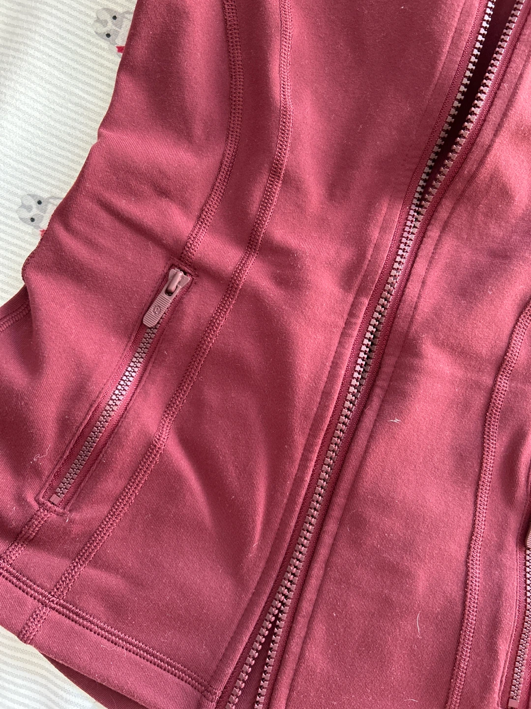 Lululemon Burgundy Full Zip Jacket - photo 2