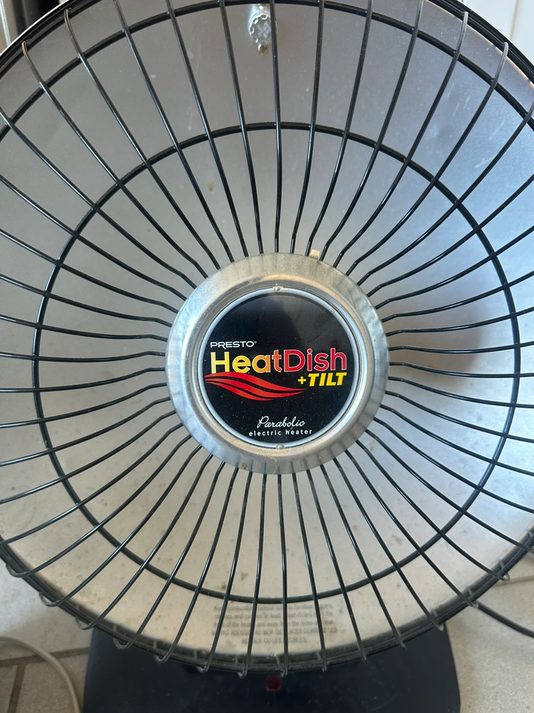 Presto HeatDish +TILT Parabolic Electric Heater - photo 3