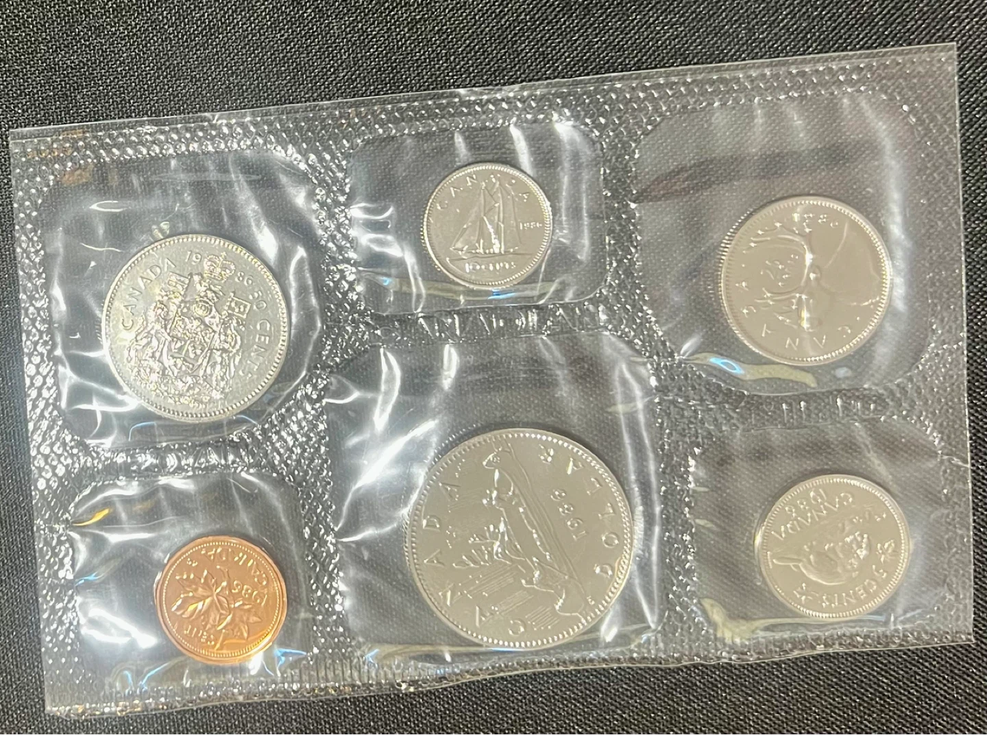 Canada 1986 Proof Like Coin Set