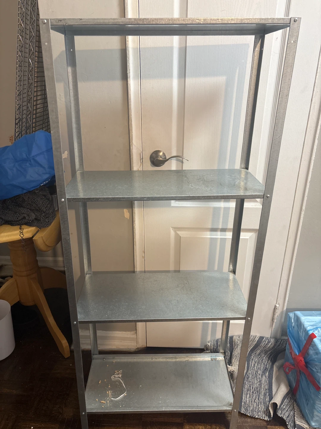 IKEA HYLLIS Metal 4-Tier Shelf Unit