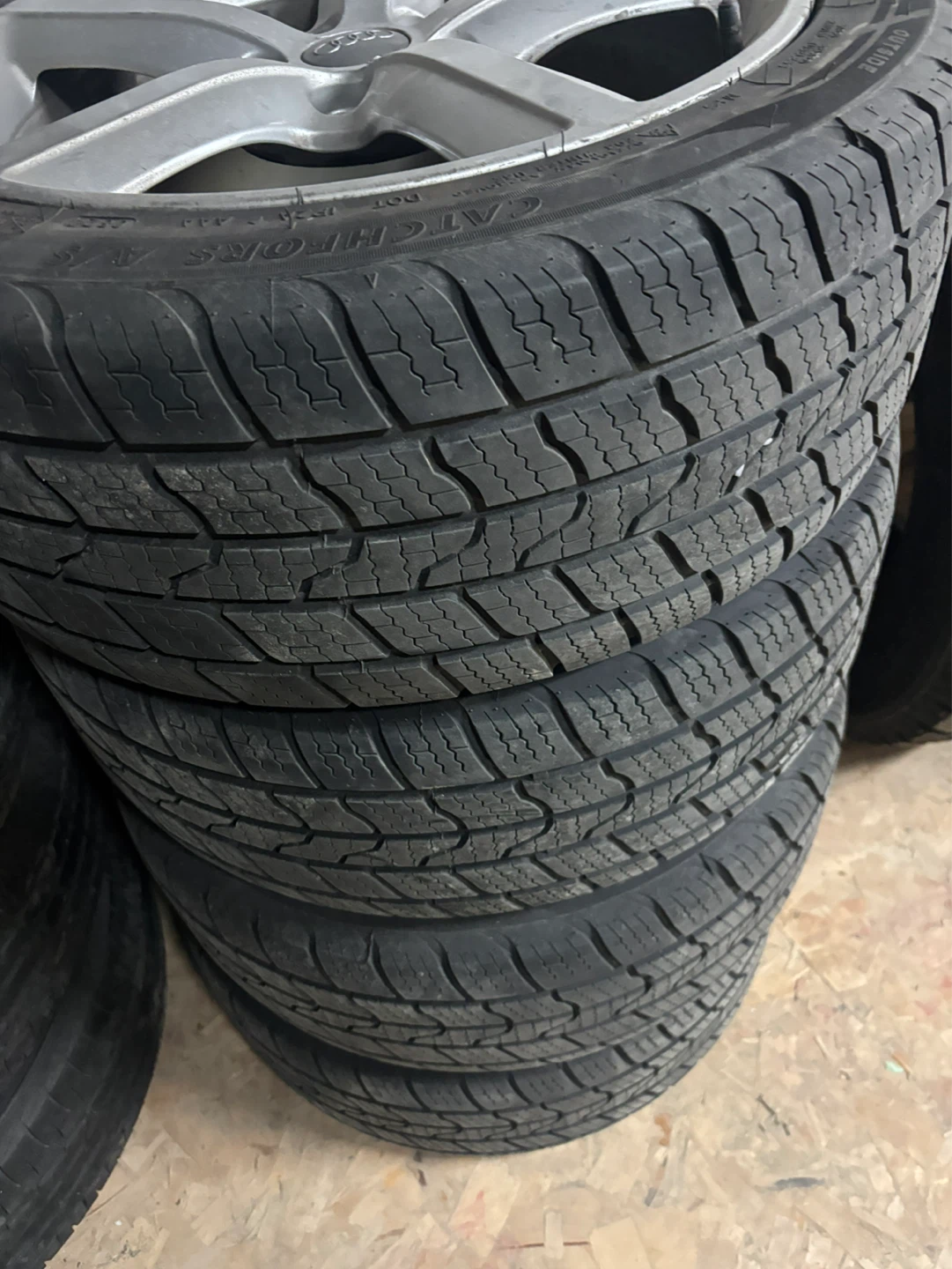 4 Audi rims 4 tires - photo 4