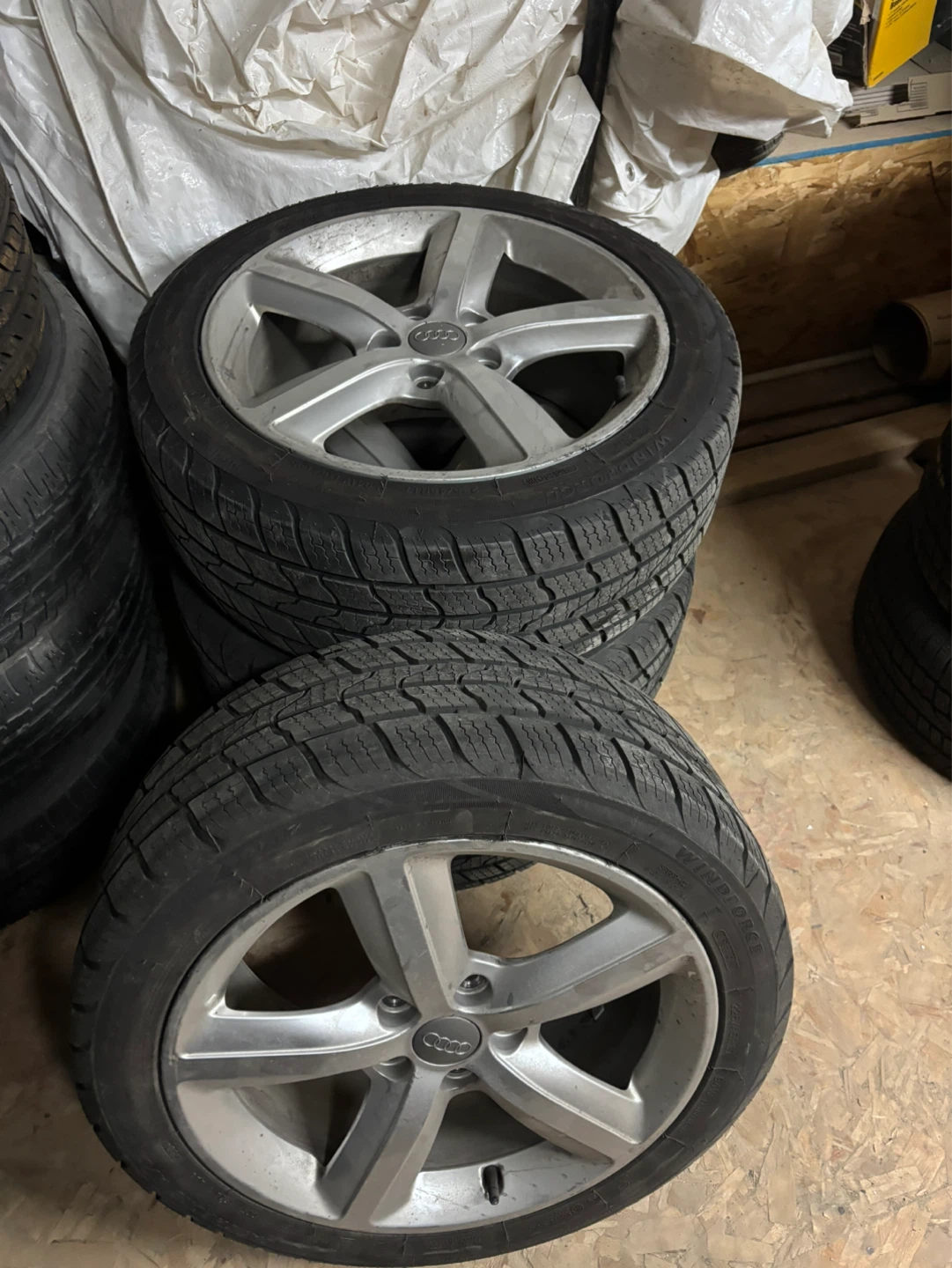 4 Audi rims 4 tires - photo 3