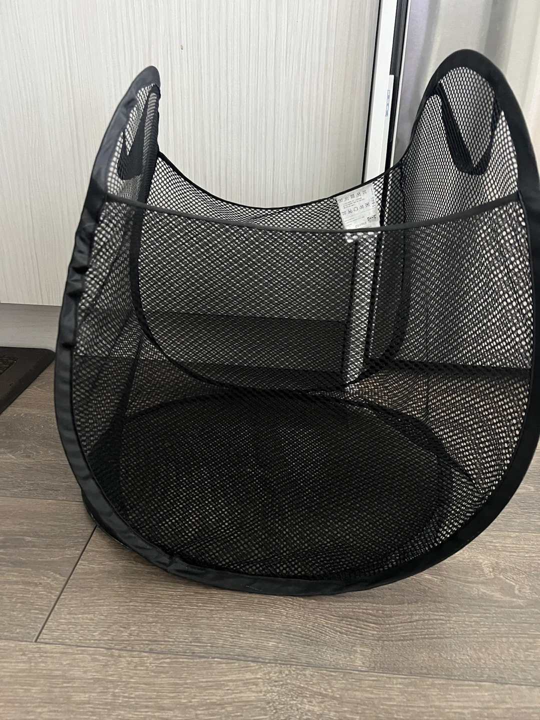 Free Black Mesh Hamper