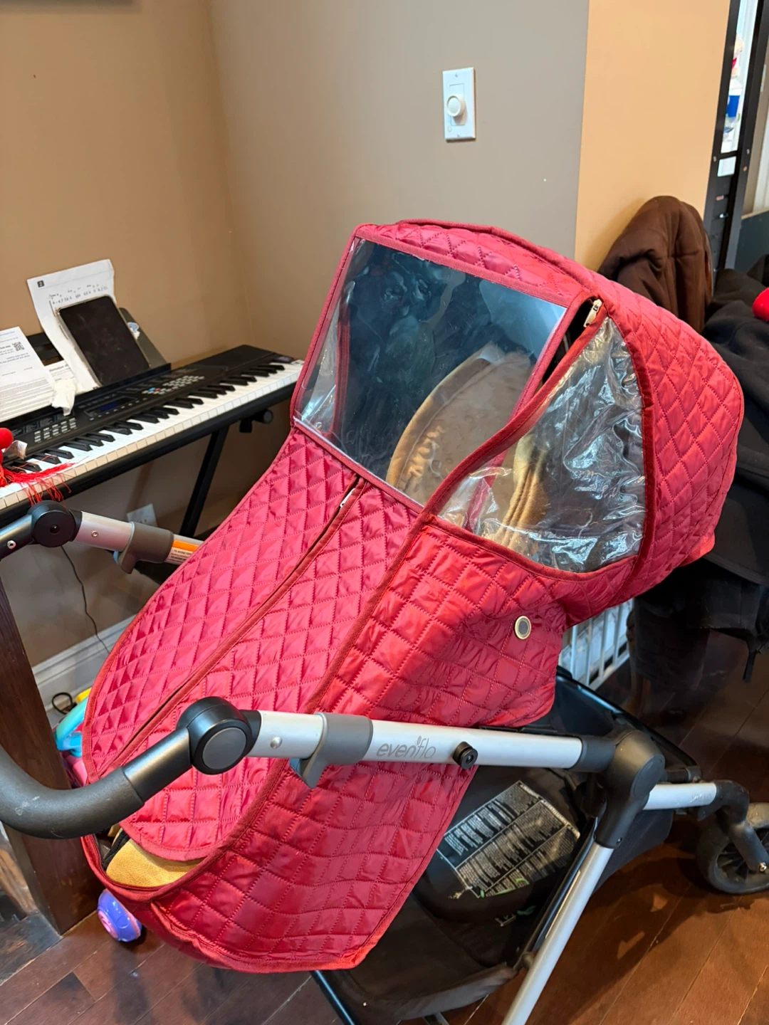 Evenflo Stroller with Car Seat and Winter Cover - photo 3