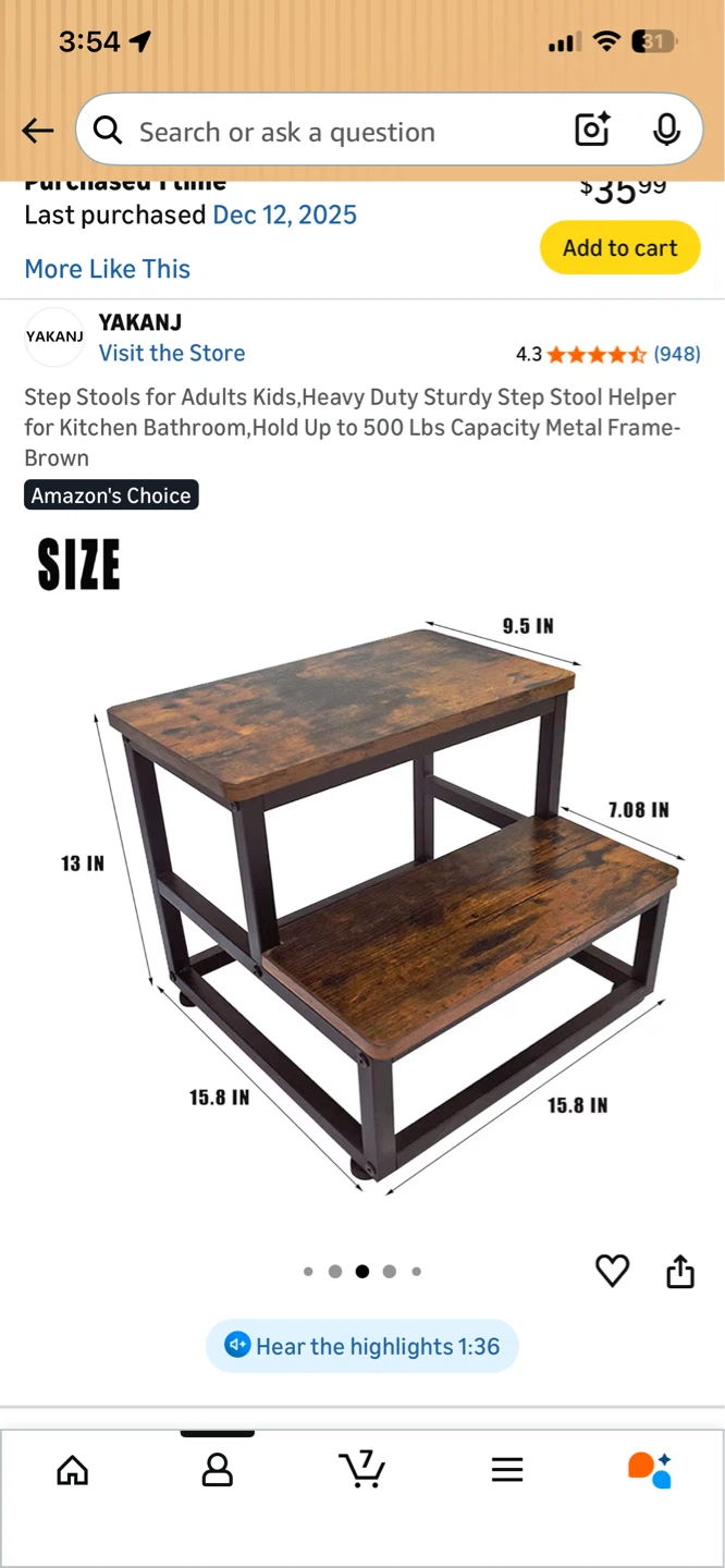 2-Tier Step Stool for Adults and Kids - photo 2