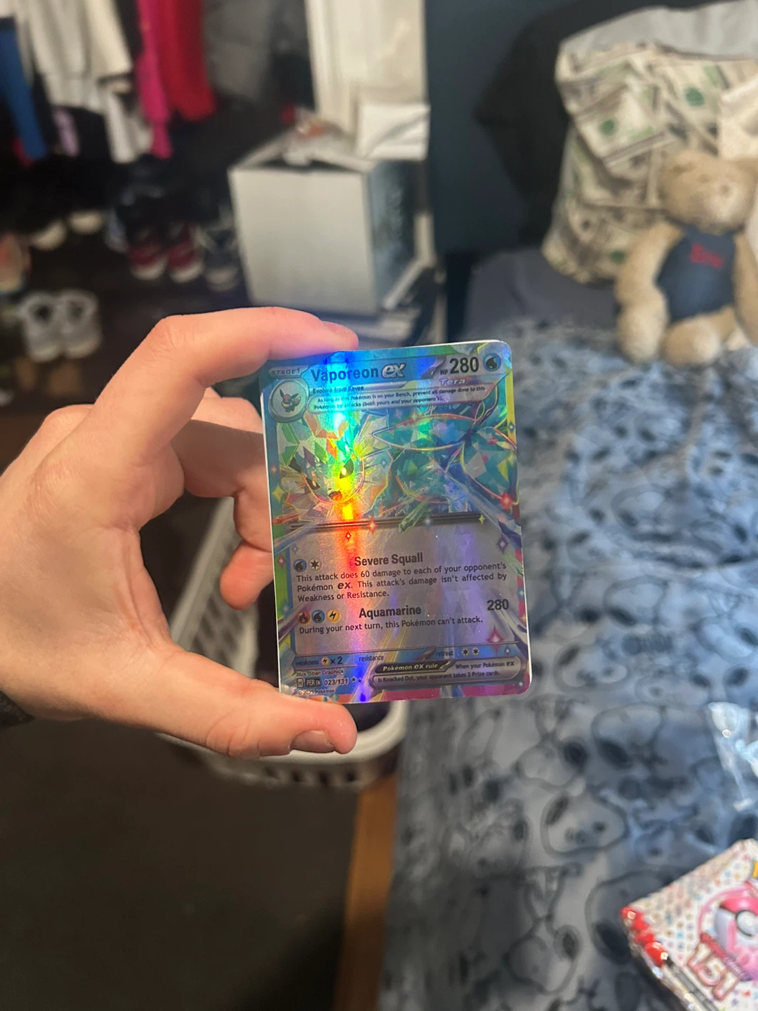 Pokemon Vaporeon EX TCG Card 023/131