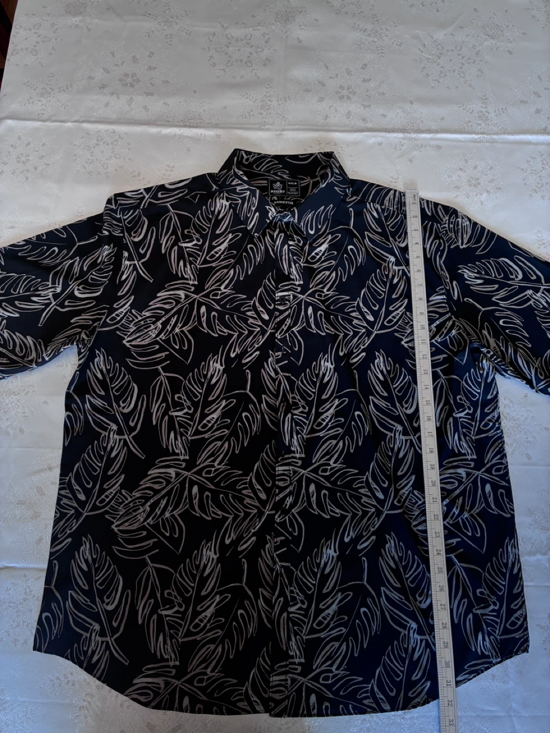 Rugby University  Button-Up Shirt 4XLB