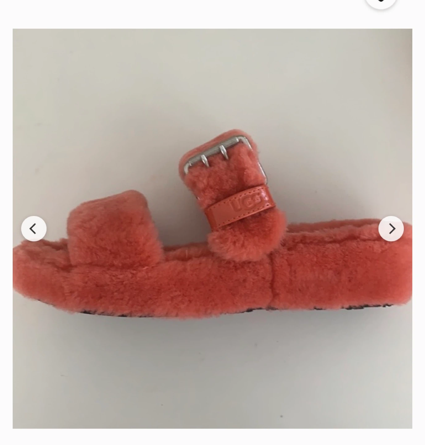 UGG Fluff Yeah Slide Sandals Coral Orange - photo 4