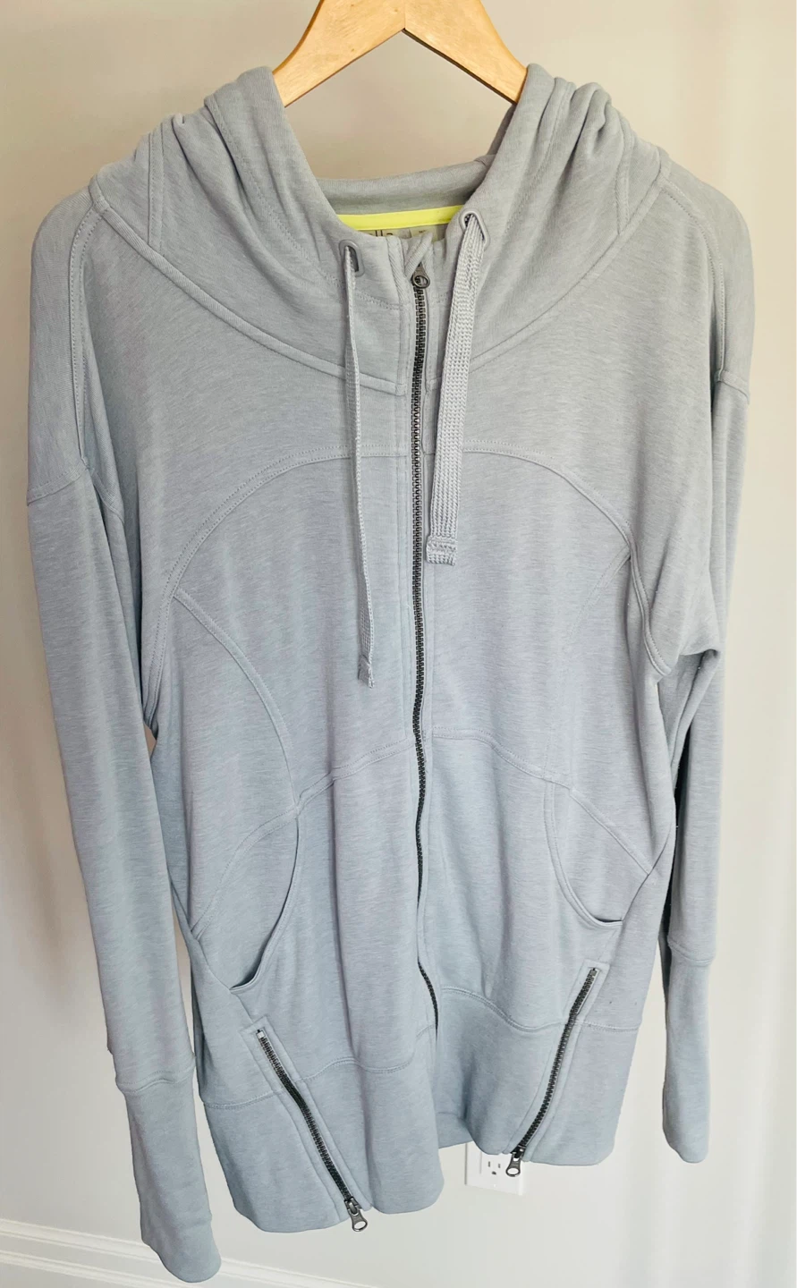 Zella Light Blue-Grey Full Zip Hoodie - photo 3