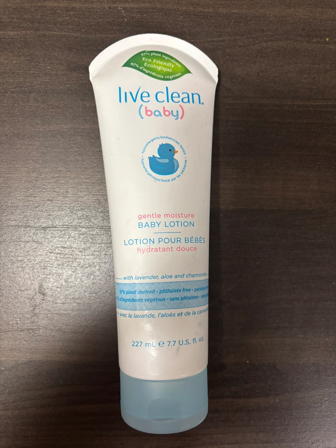 Live Clean Baby Lotion