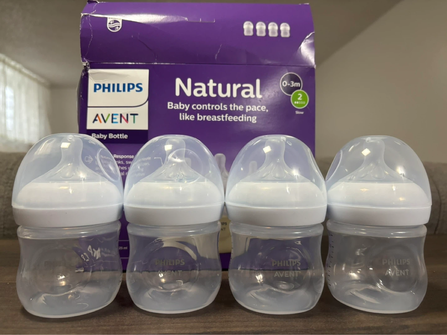 Philips Avent Natural Baby Bottles - 4 Pack