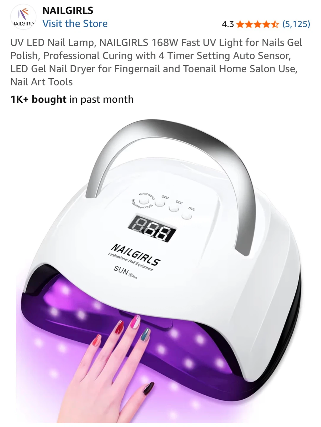 UV LED Nail Lamp - photo 2