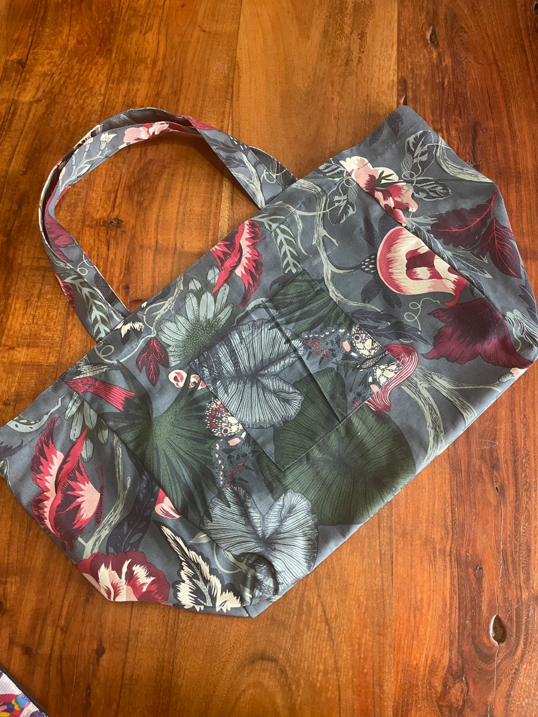 NEW Floral Print XL eco- friendly Tote Bag