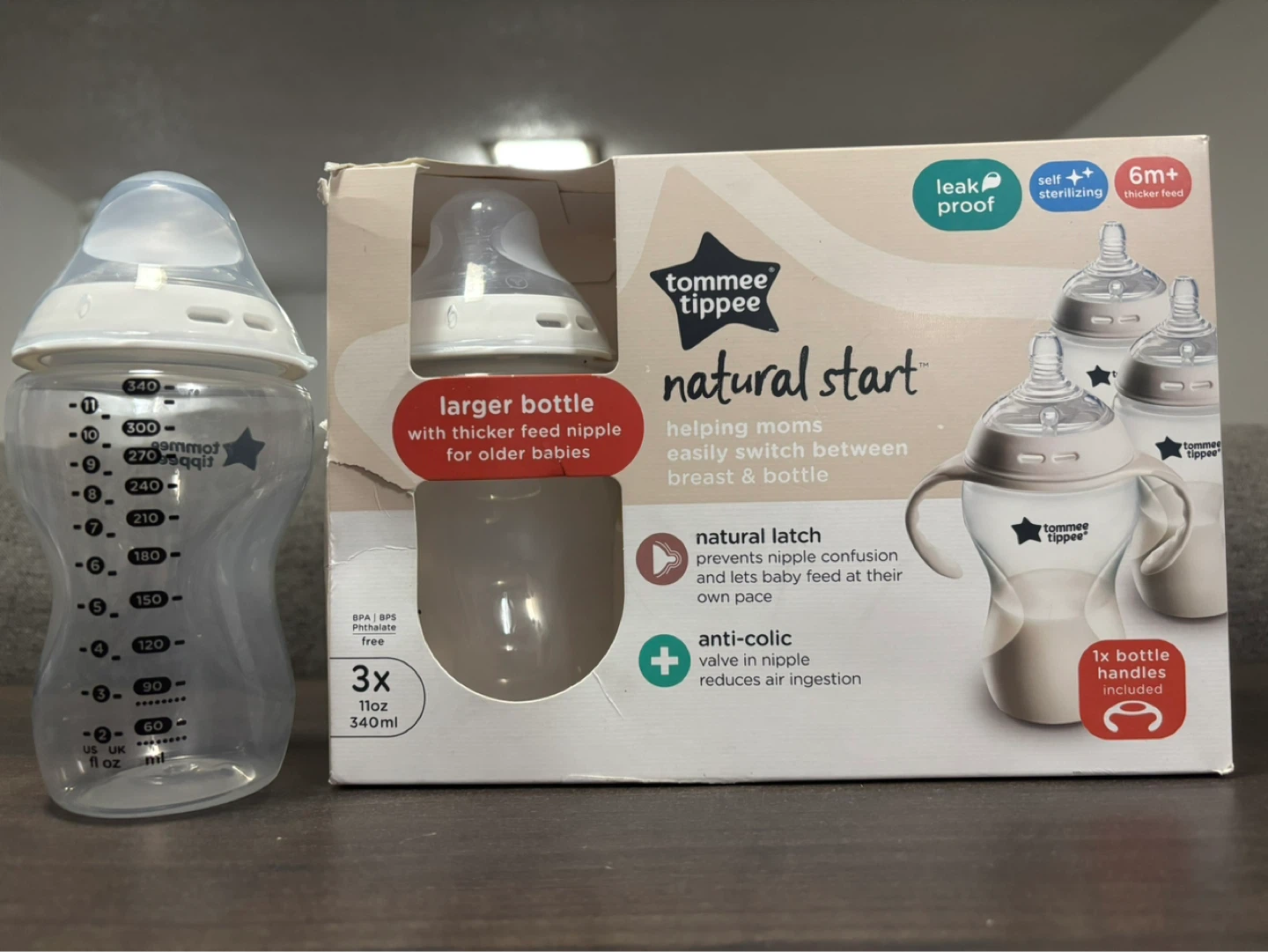 Tommee Tippee 11oz Baby Bottles