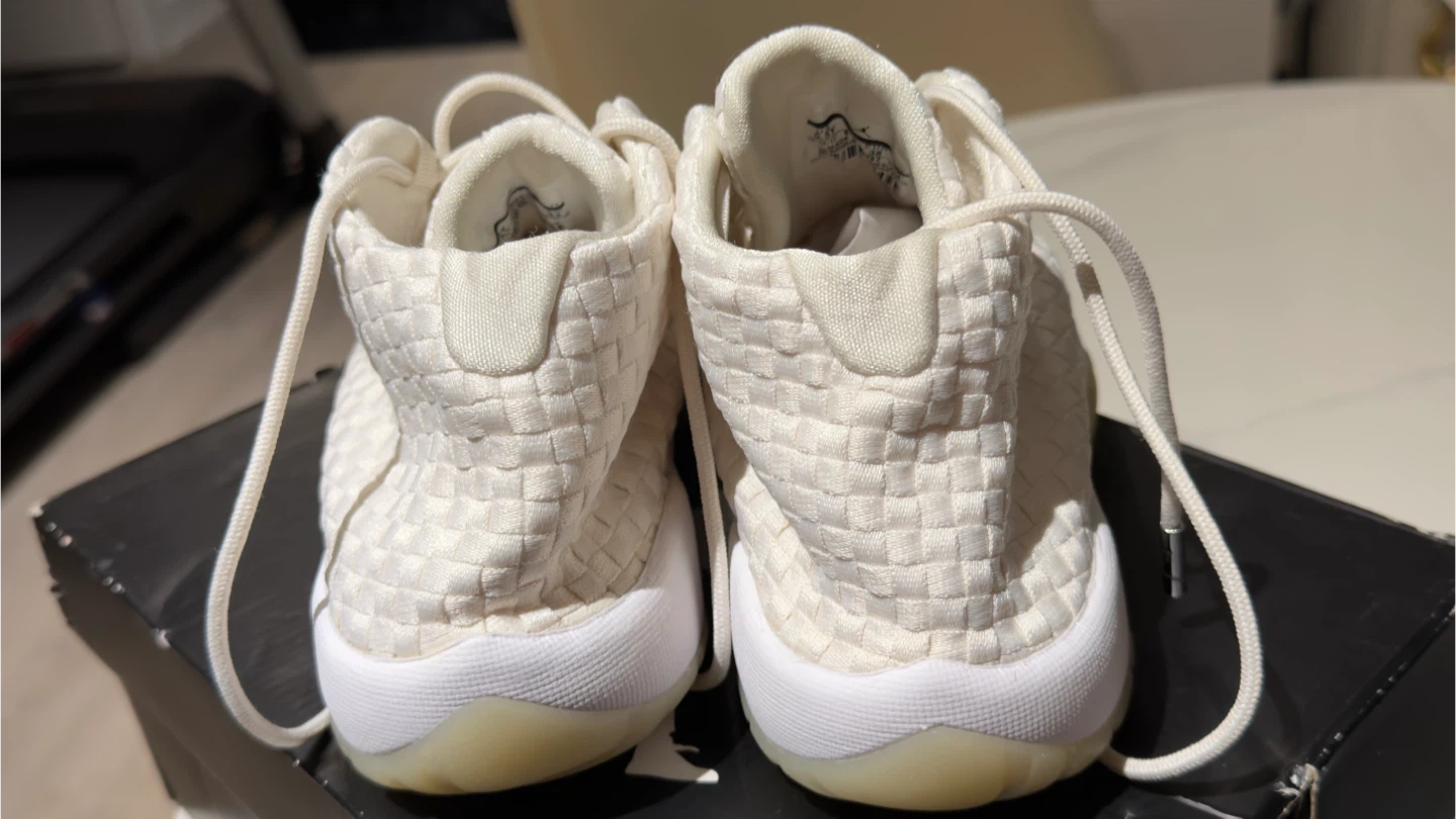 Ladies Nike Air Jordan Future BG Phantom Sail White 656504-002 - photo 5