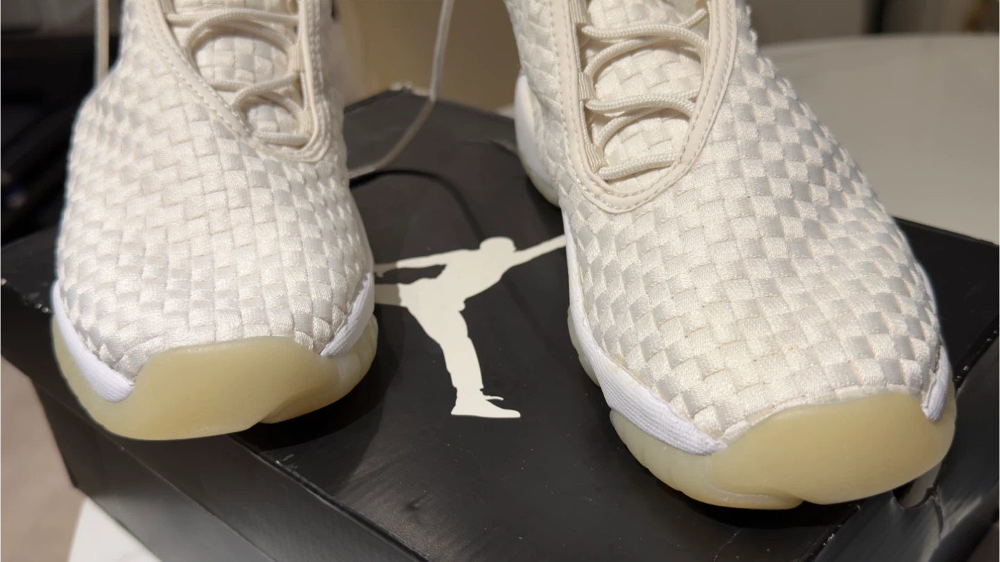 Ladies Nike Air Jordan Future BG Phantom Sail White 656504-002 - photo 4