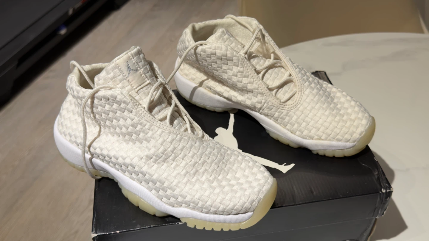 Ladies Nike Air Jordan Future BG Phantom Sail White 656504-002 - photo 2