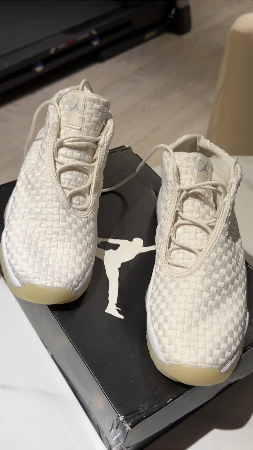 Ladies Nike Air Jordan Future BG Phantom Sail White 656504-002