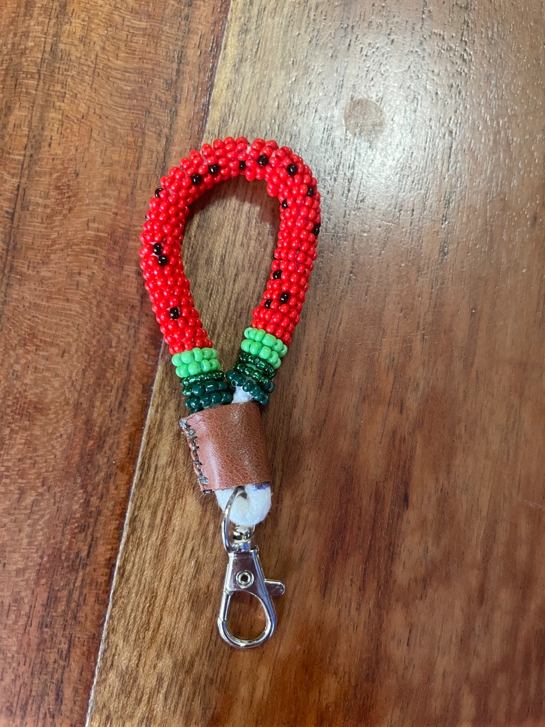NEW Beaded Lanyard finger key chain - photo 3