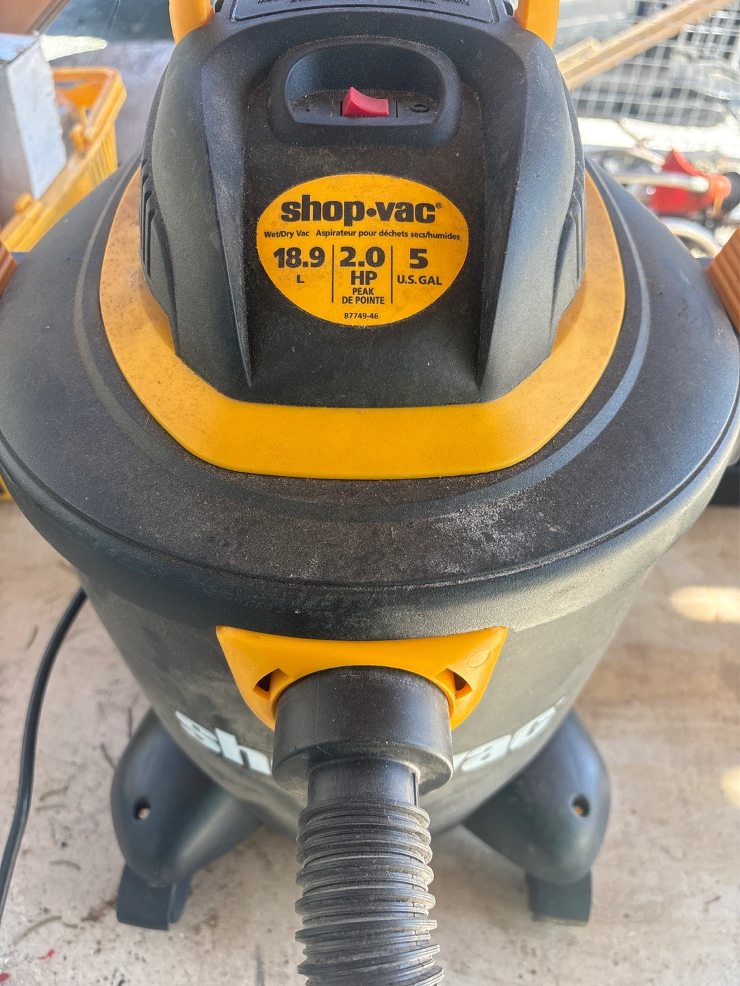 Shop-Vac 5 Gallon Wet/Dry Vacuum
