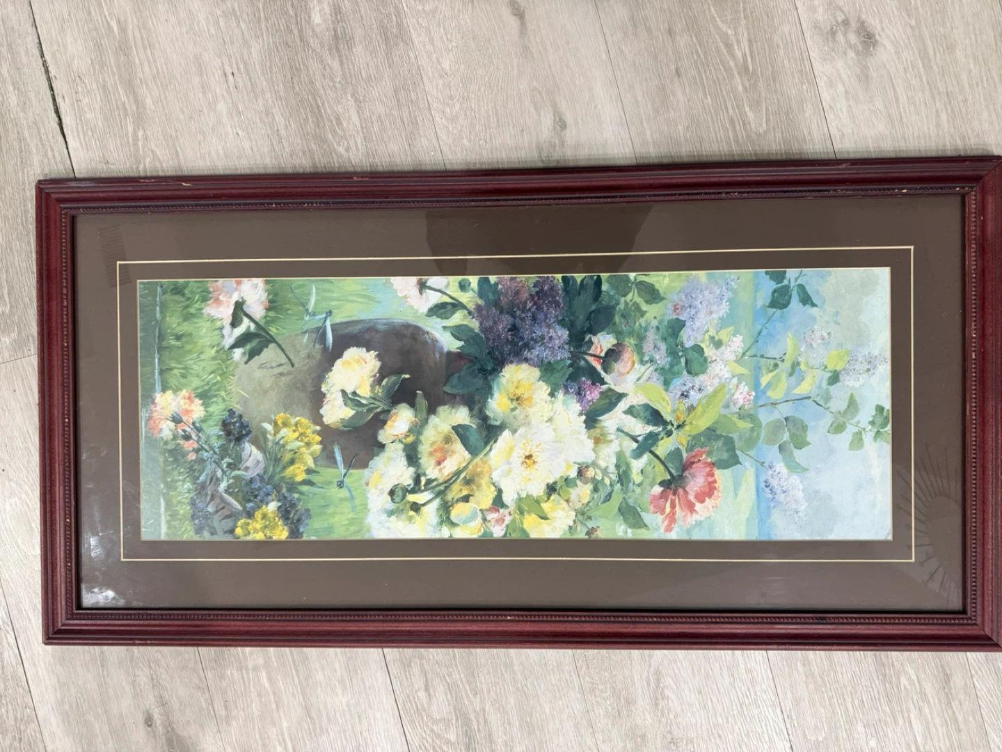Framed Floral Print