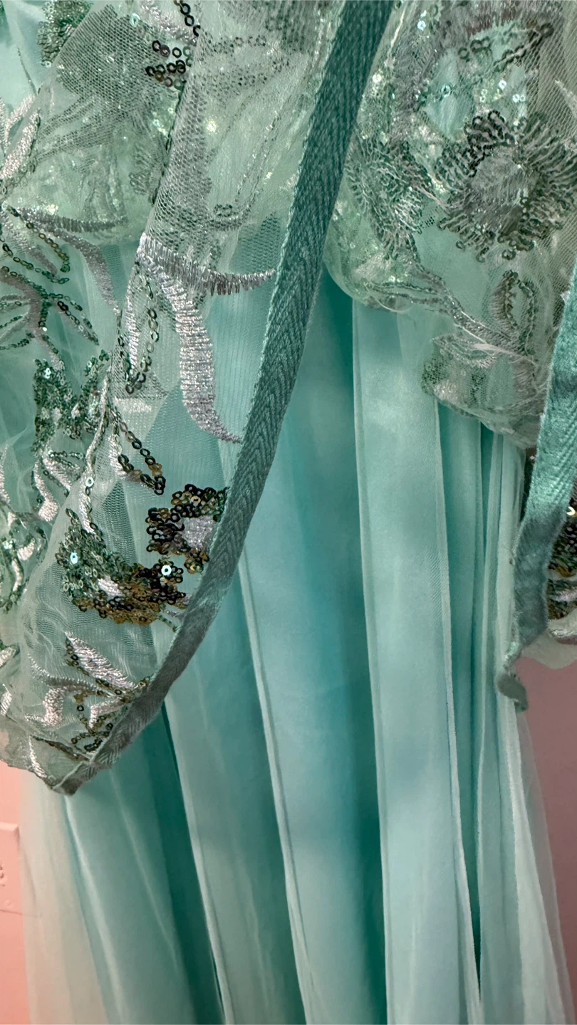 ‼️DECLUTTER‼️Mint Green Sequin Embellished Tulle Dress - photo 5