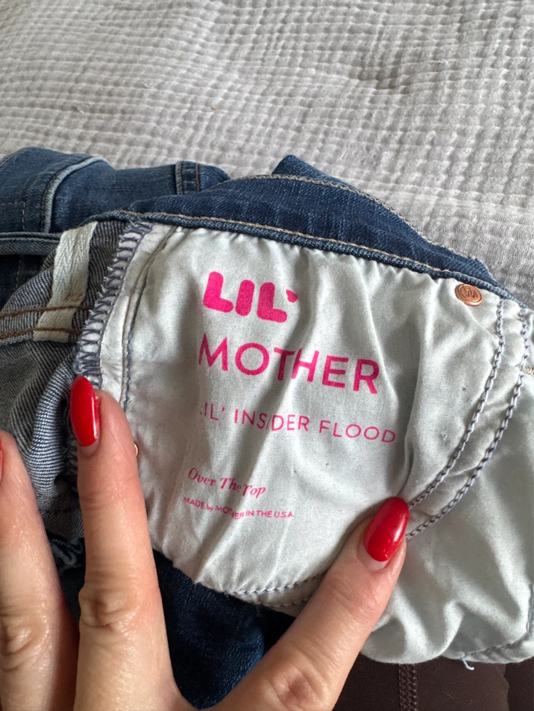 MOTHER Lil Insider Flood Jeans Size 26 - photo 2