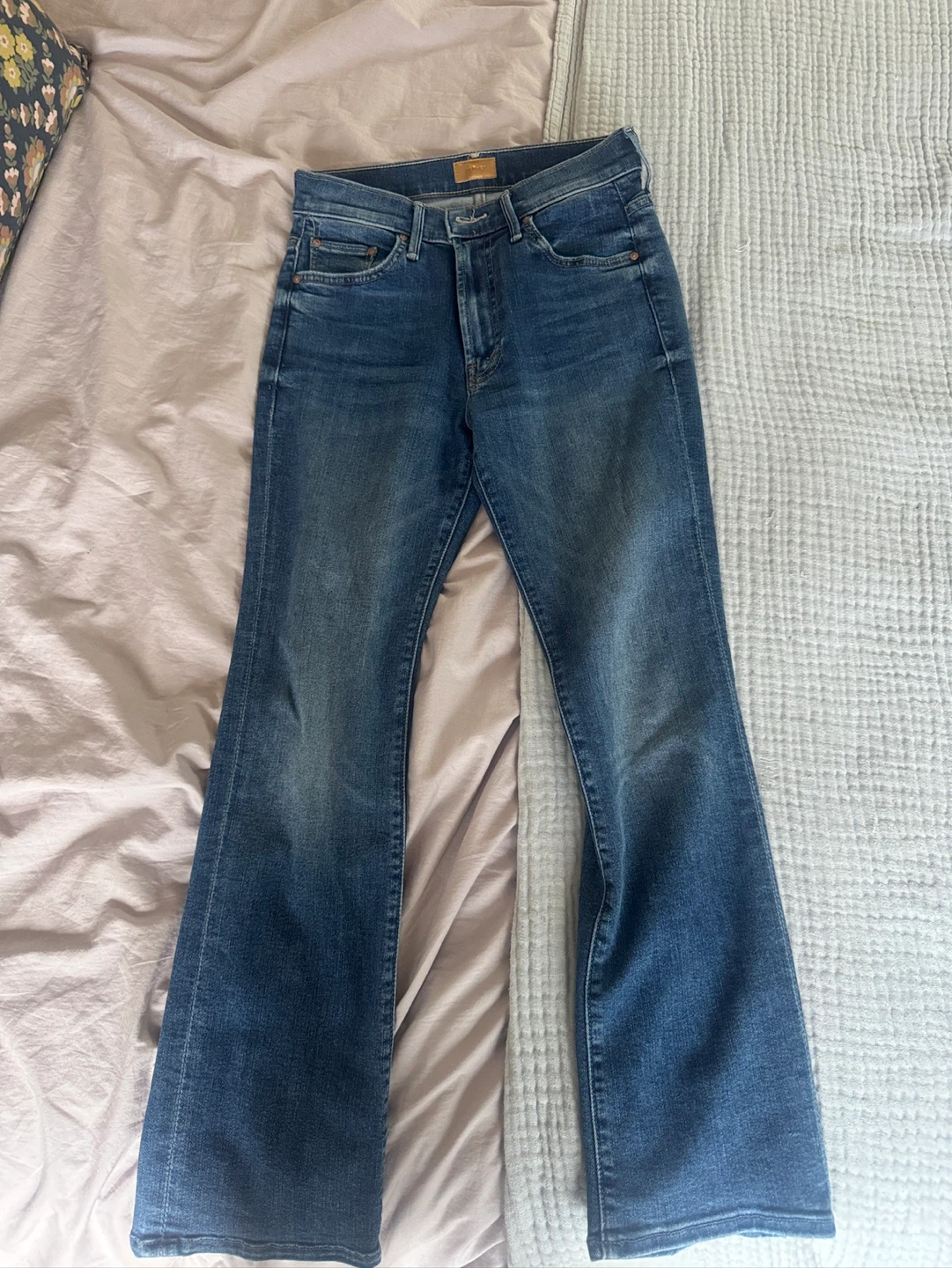 MOTHER Lil Insider Flood Jeans Size 26