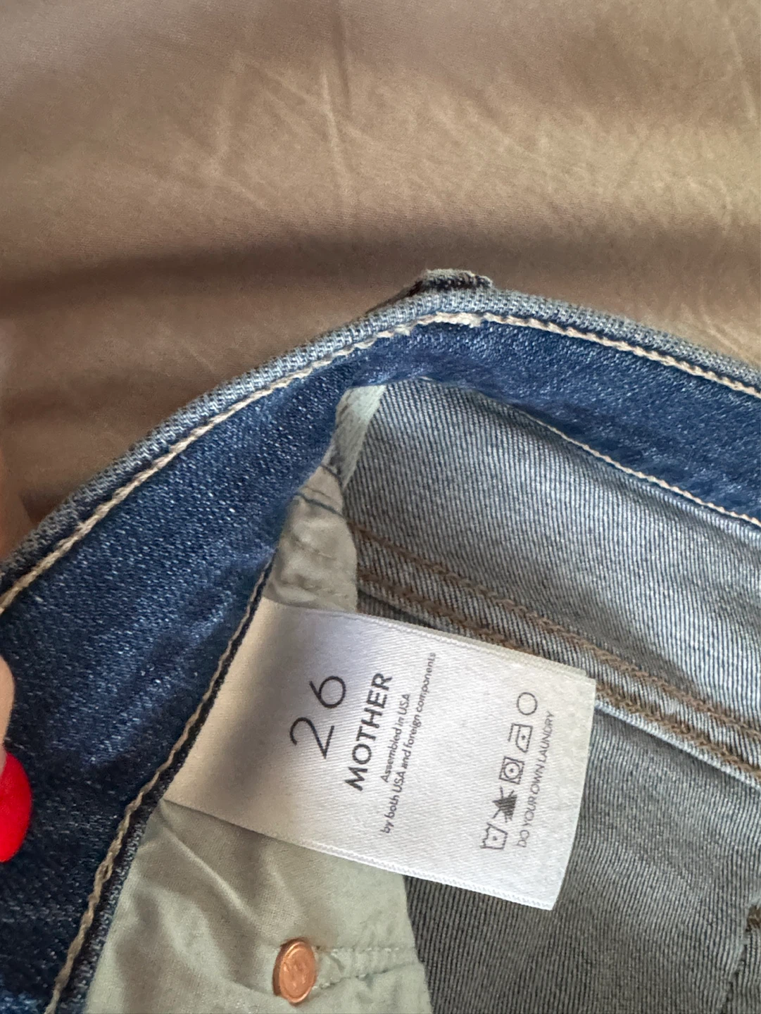 MOTHER Lil Insider Flood Jeans Size 26 - photo 4