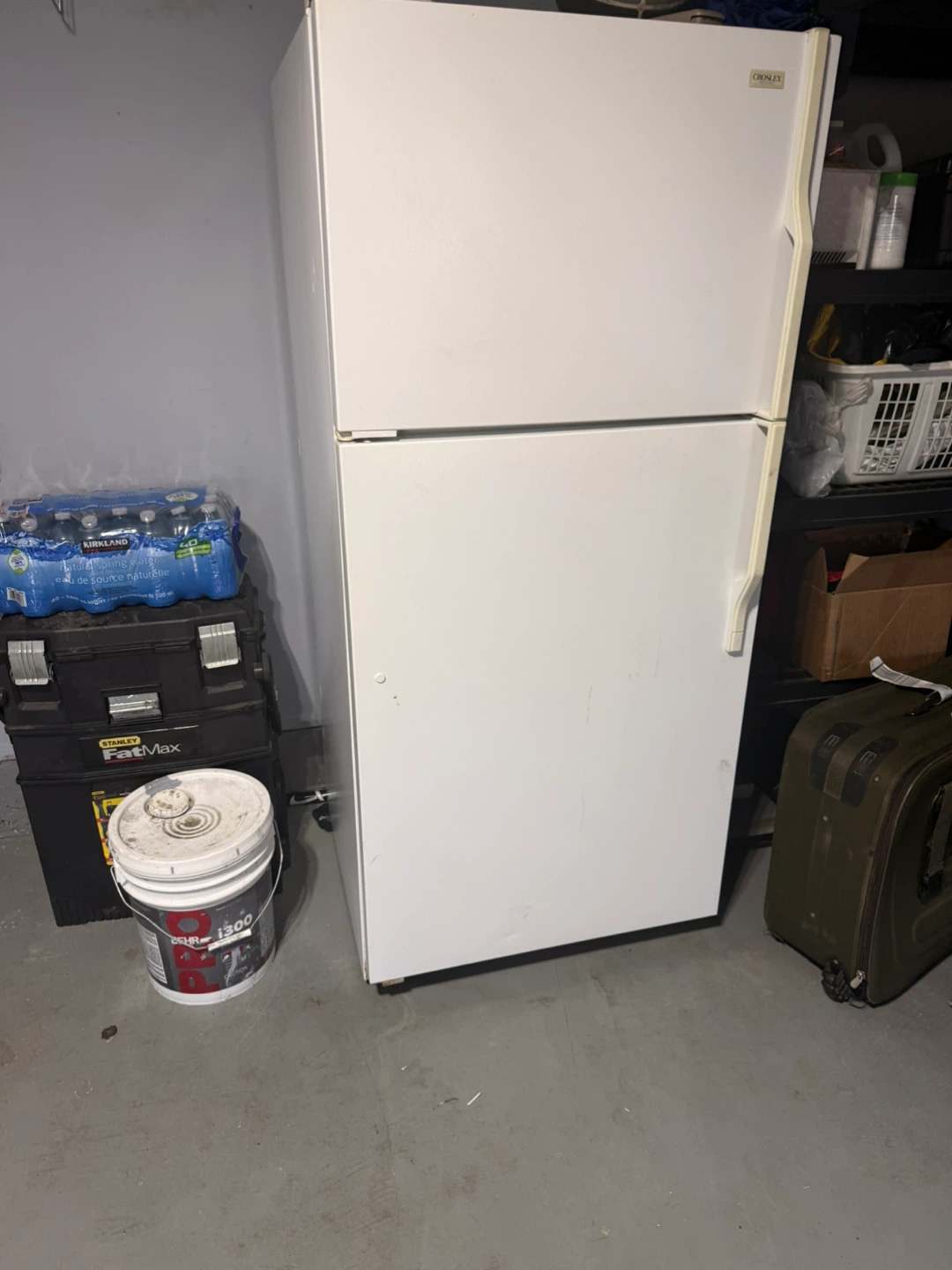 White Top Freezer Refrigerator