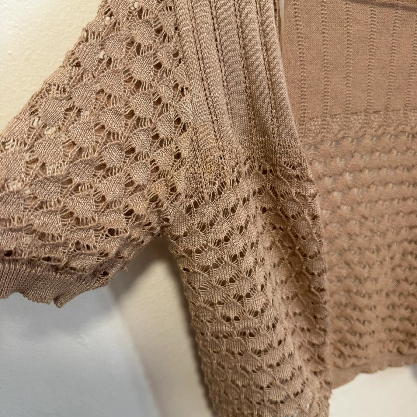 Impress! Women's Knit Cardigan - Beige, Size M/M - photo 3
