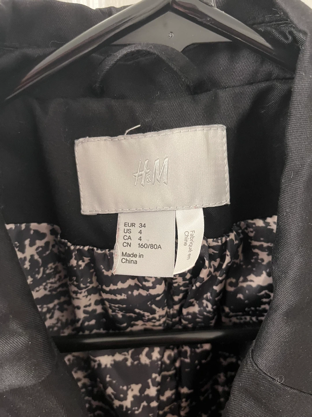 H&M Trench Coat, size 4 - photo 4