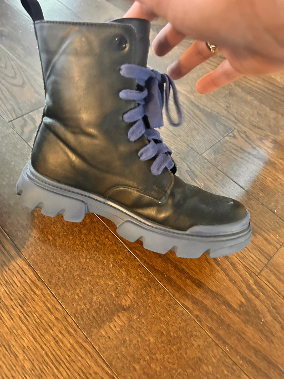 Geox Respira Black Combat Boots - photo 2