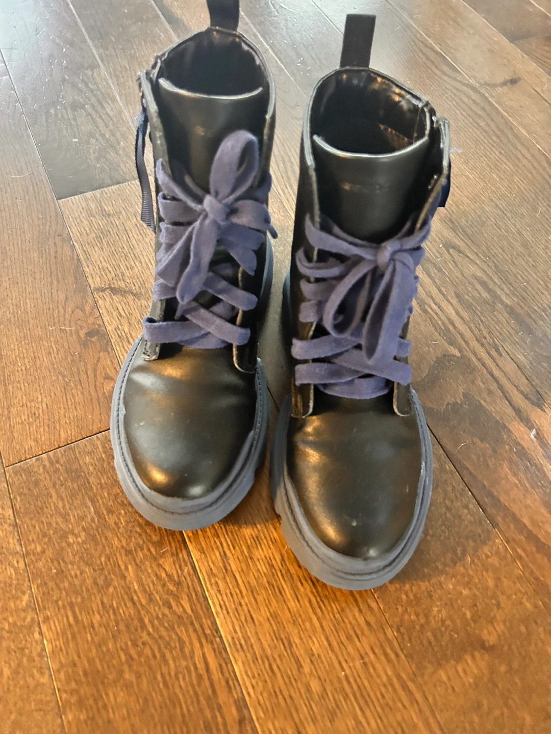 Geox Respira Black Combat Boots