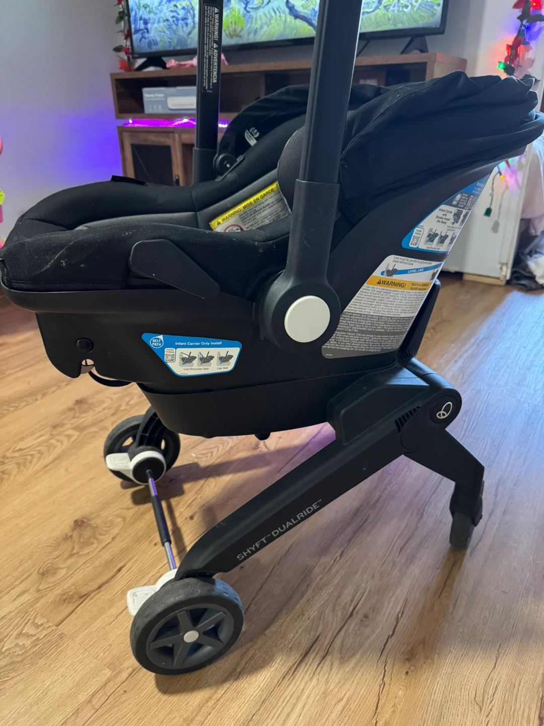 Evenflo Shyft DualRide Infant Car Seat and Stroller - photo 2