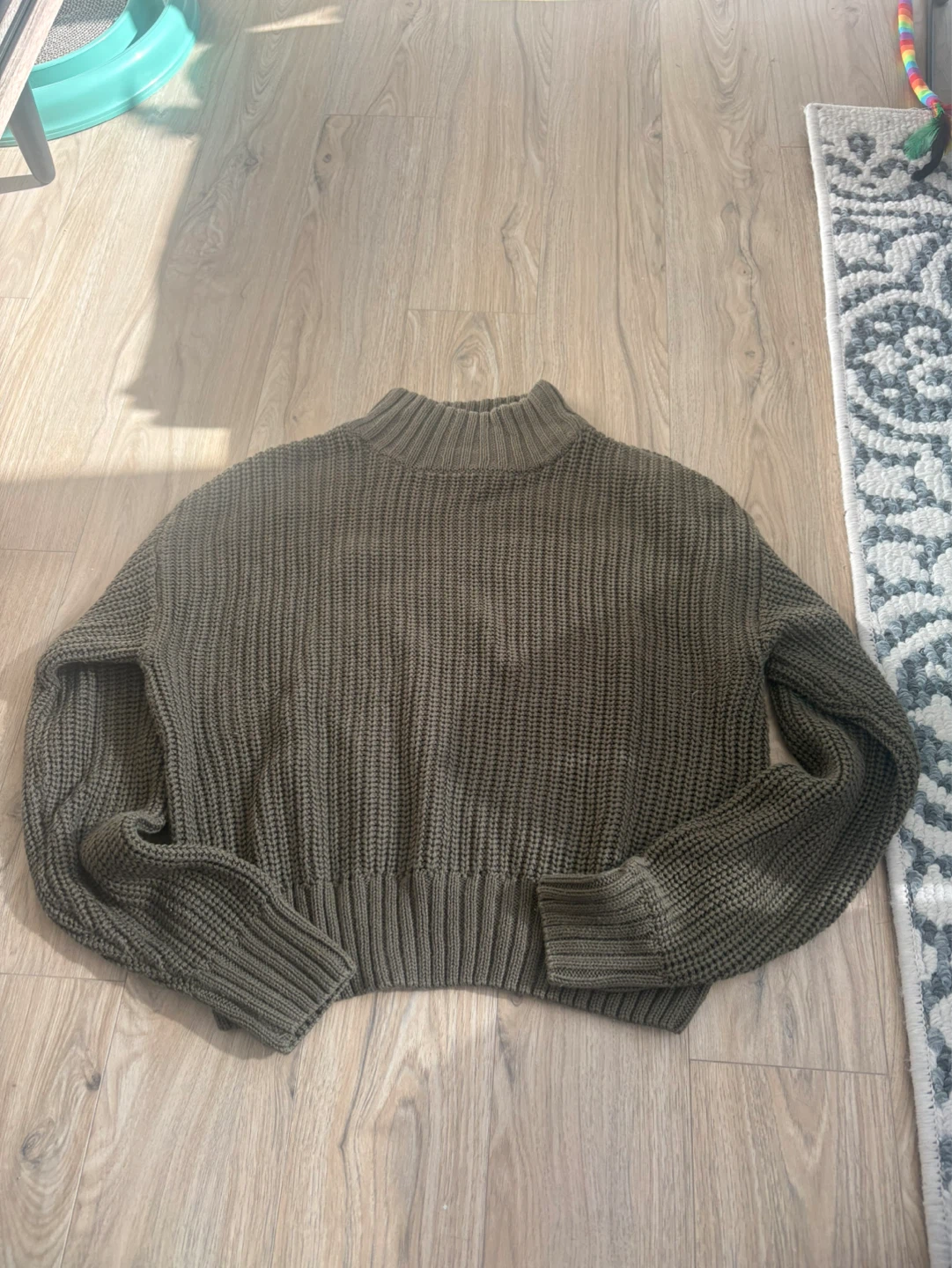 Divided H&M Mock Neck Knit Sweater - Size S
