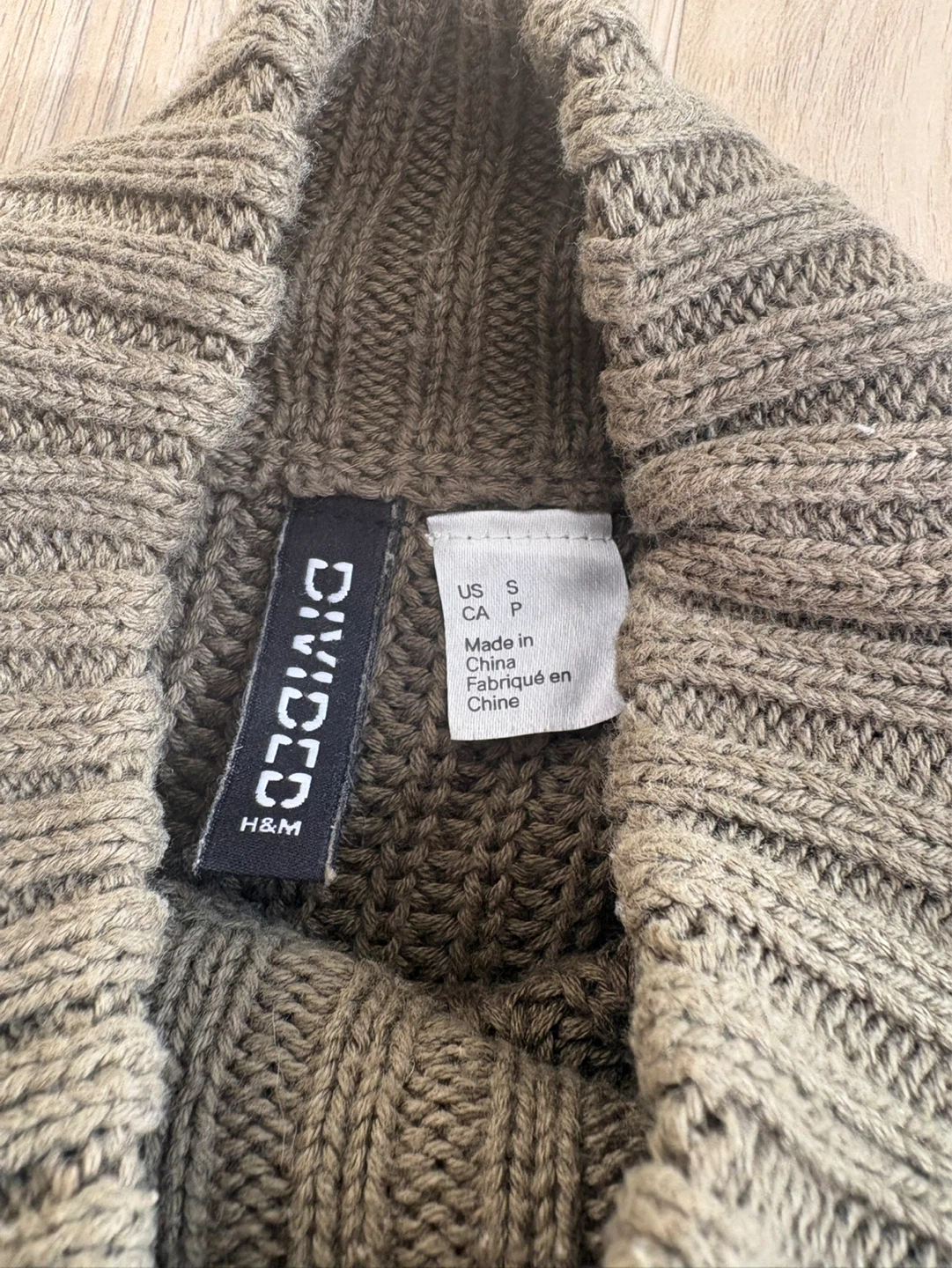 Divided H&M Mock Neck Knit Sweater - Size S - photo 2