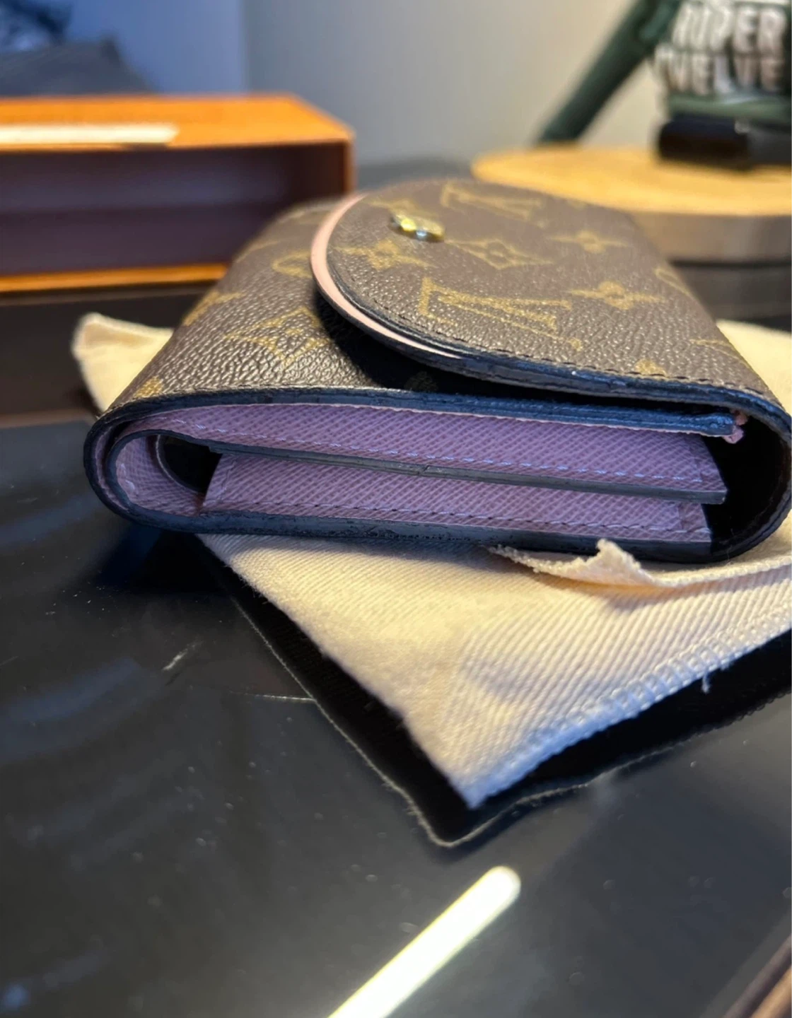 Louis Vuitton Monogram Small Wallet Pink Interior - photo 4