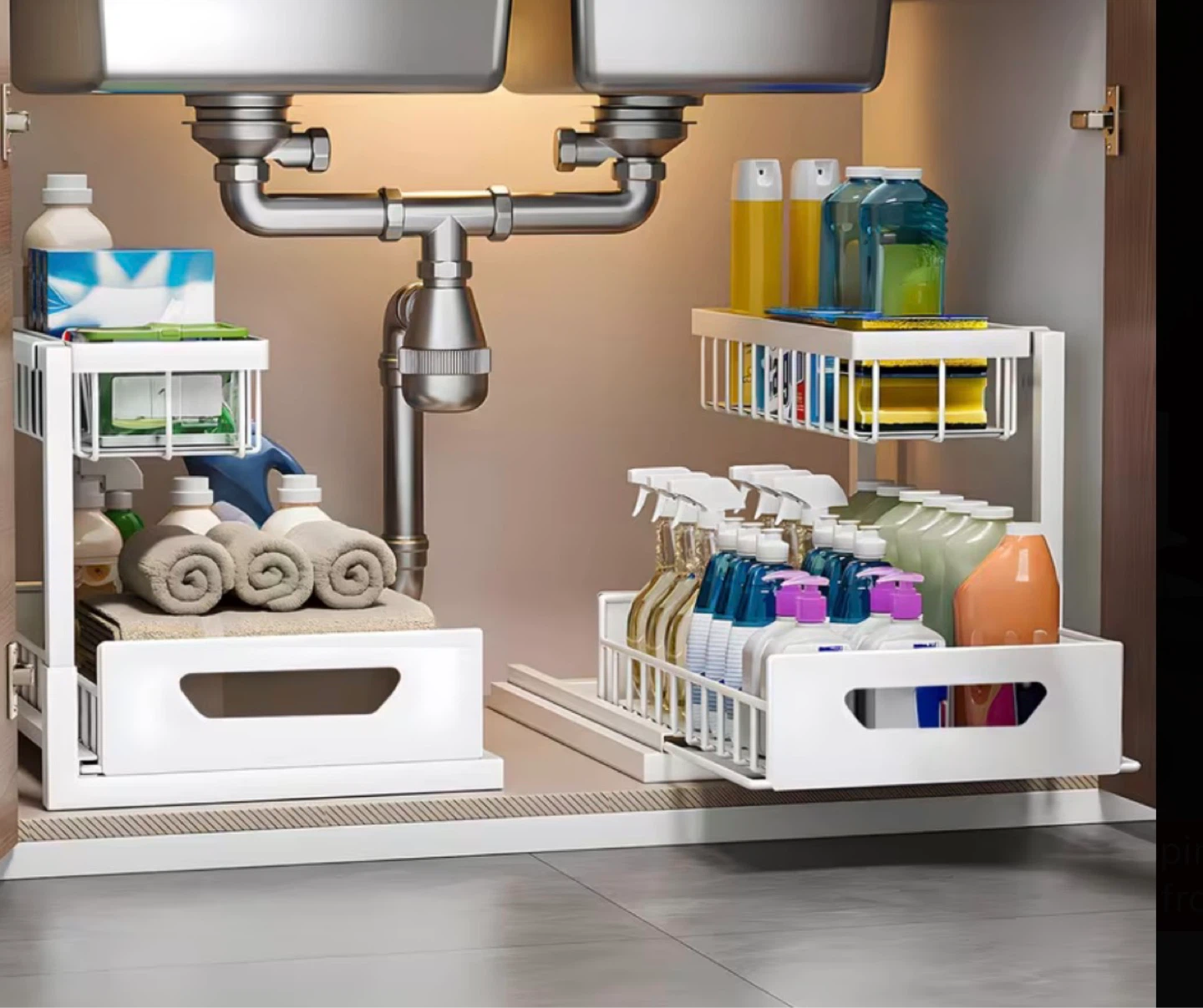 2-Tier Under Sink Organizer and Storage