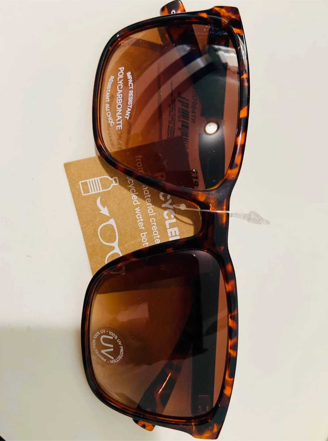Tortoiseshell Polycarbonate Sunglasses
