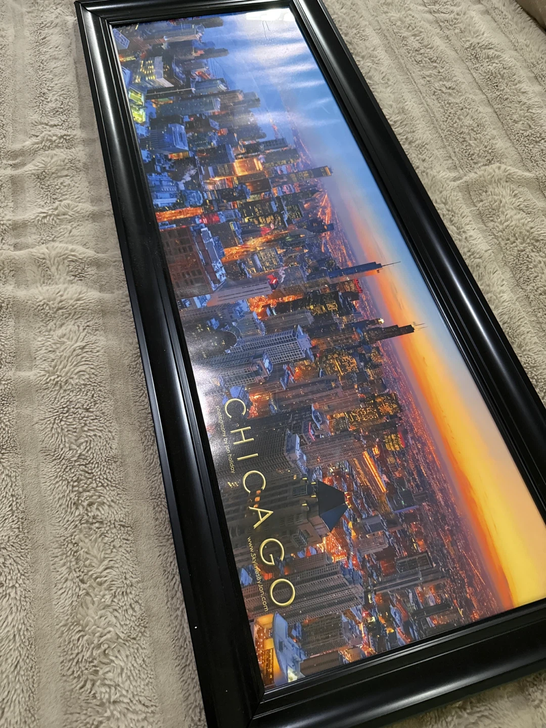 Framed Chicago Skyline Print