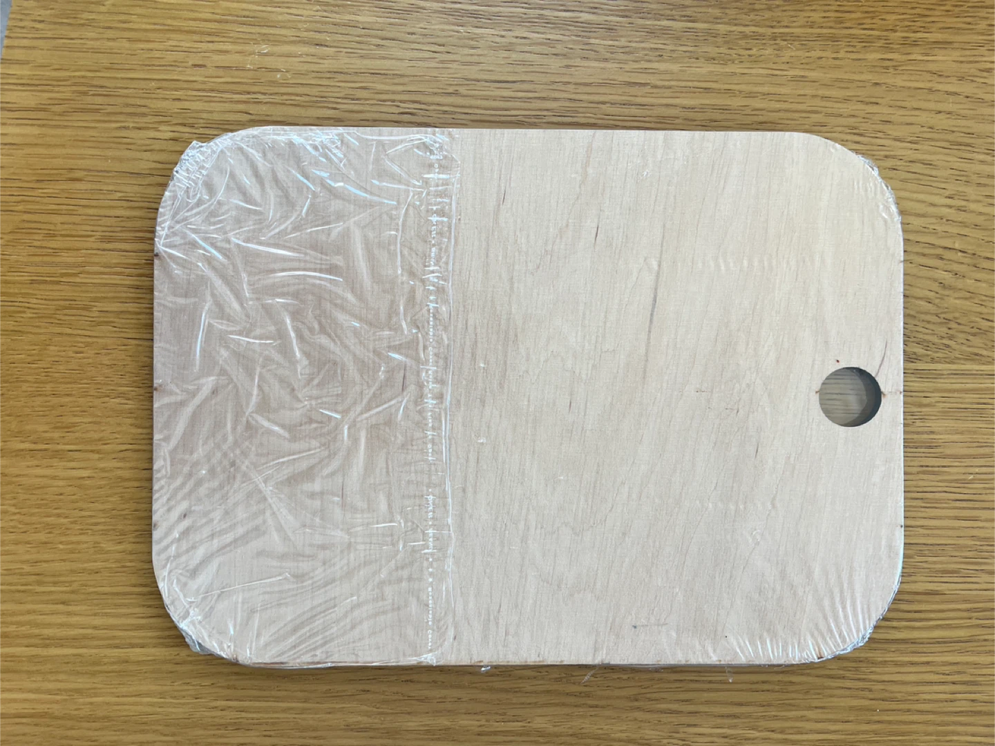 Brand New Wooden Cutting Board with Emoji Mugs Print