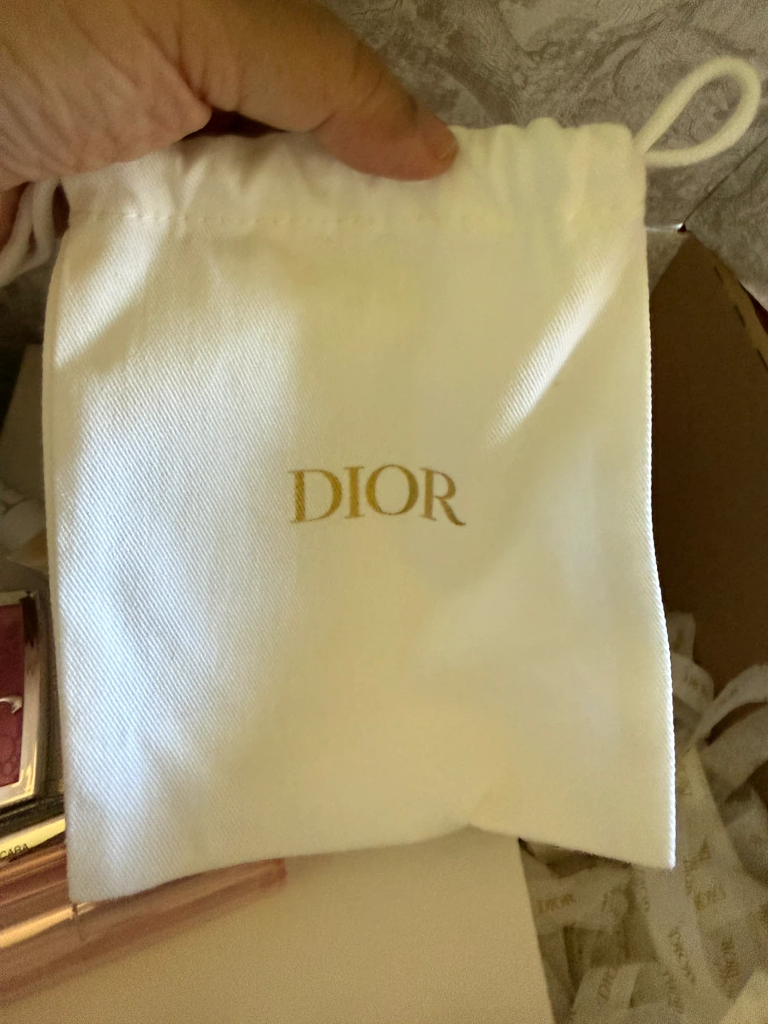Dior Red Patent CD Clutch Bag with J'adore Perfume & Makeup - photo 4