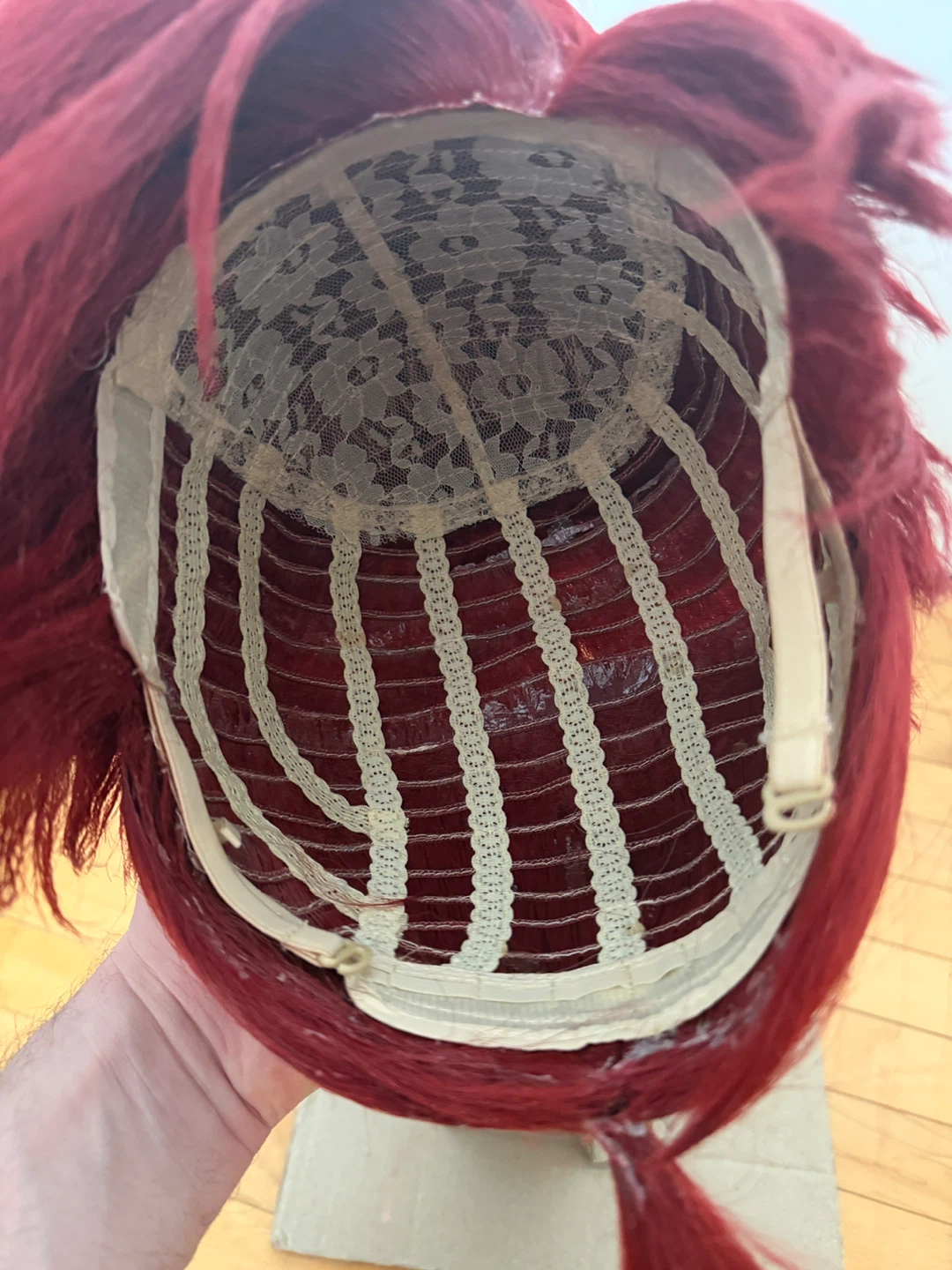 Red Anime or Gambit Cosplay Wig with Ponytail - photo 5