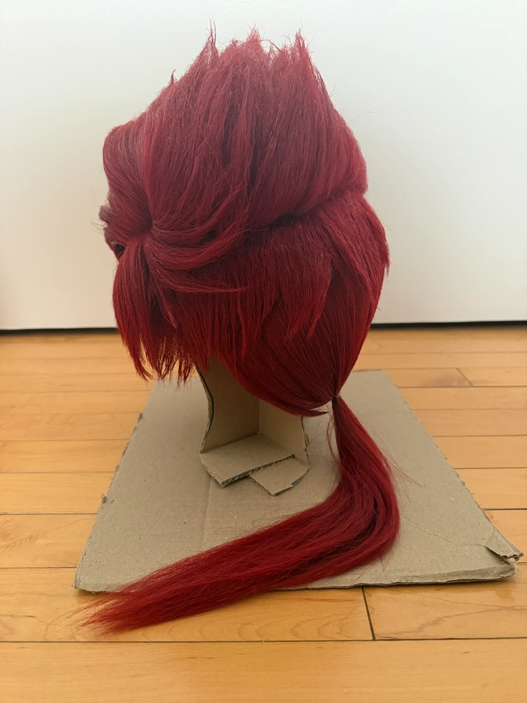 Red Anime or Gambit Cosplay Wig with Ponytail - photo 4