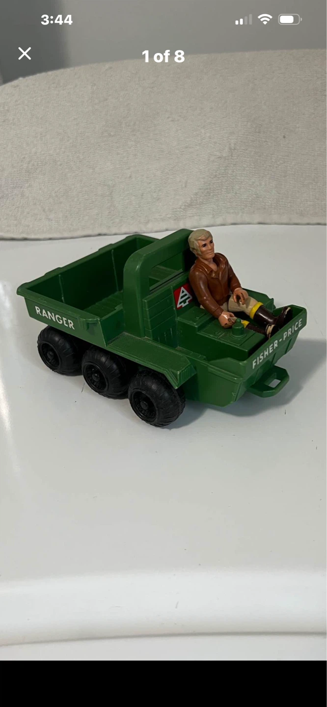 1976 Fisher Price Adventure People 6 Wheel Ranger