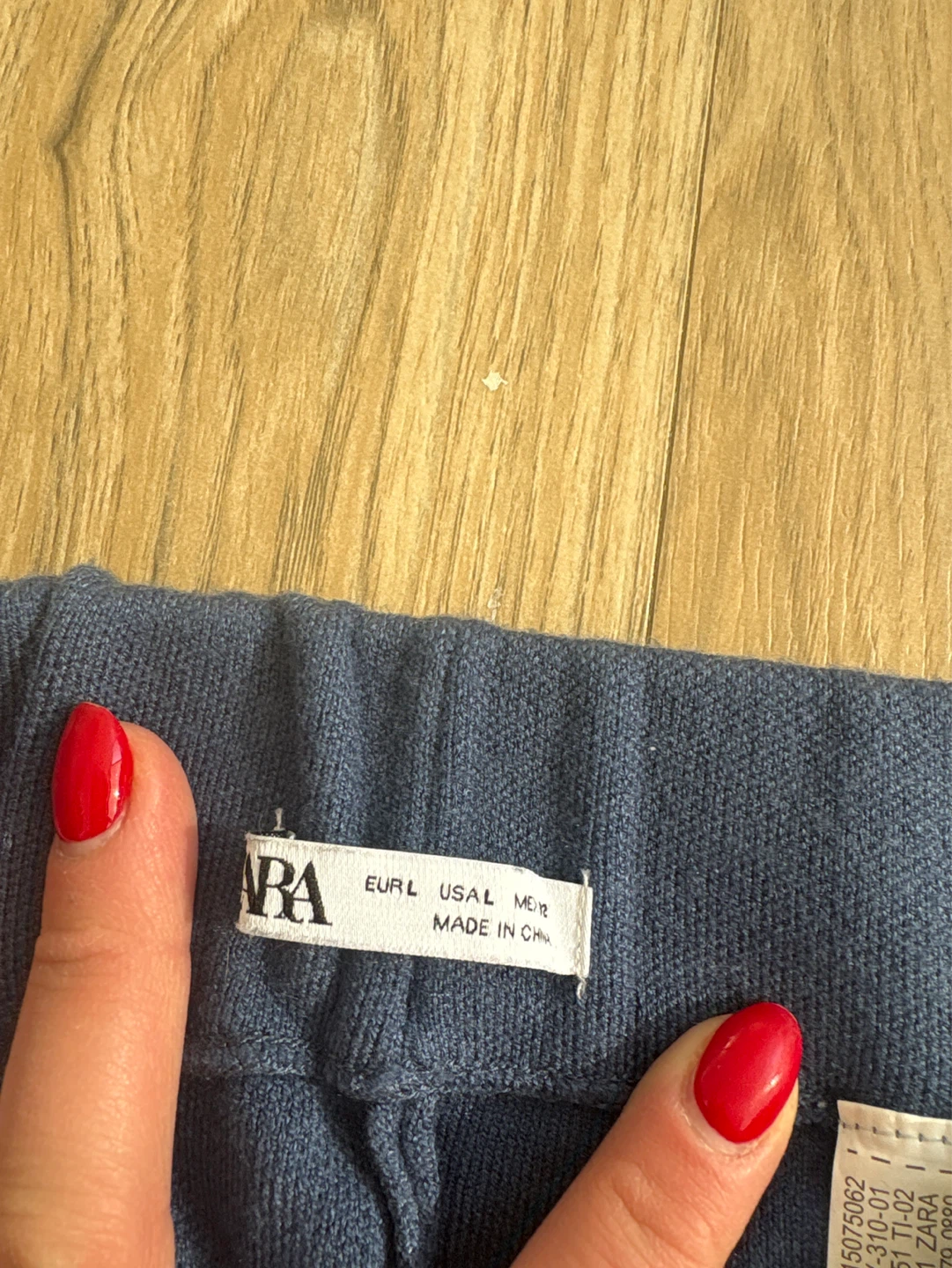 Zara Blue Jogger Sweatpants Size L - photo 2