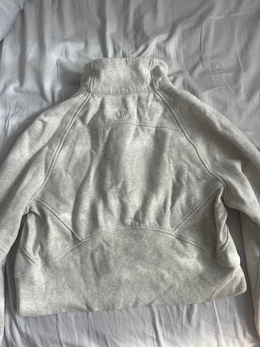 Lululemon Grey Scuba Quarter Zip Sweater - photo 2