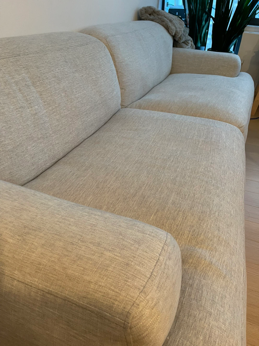 Article: 91in Sofa (Light Beige) - photo 2