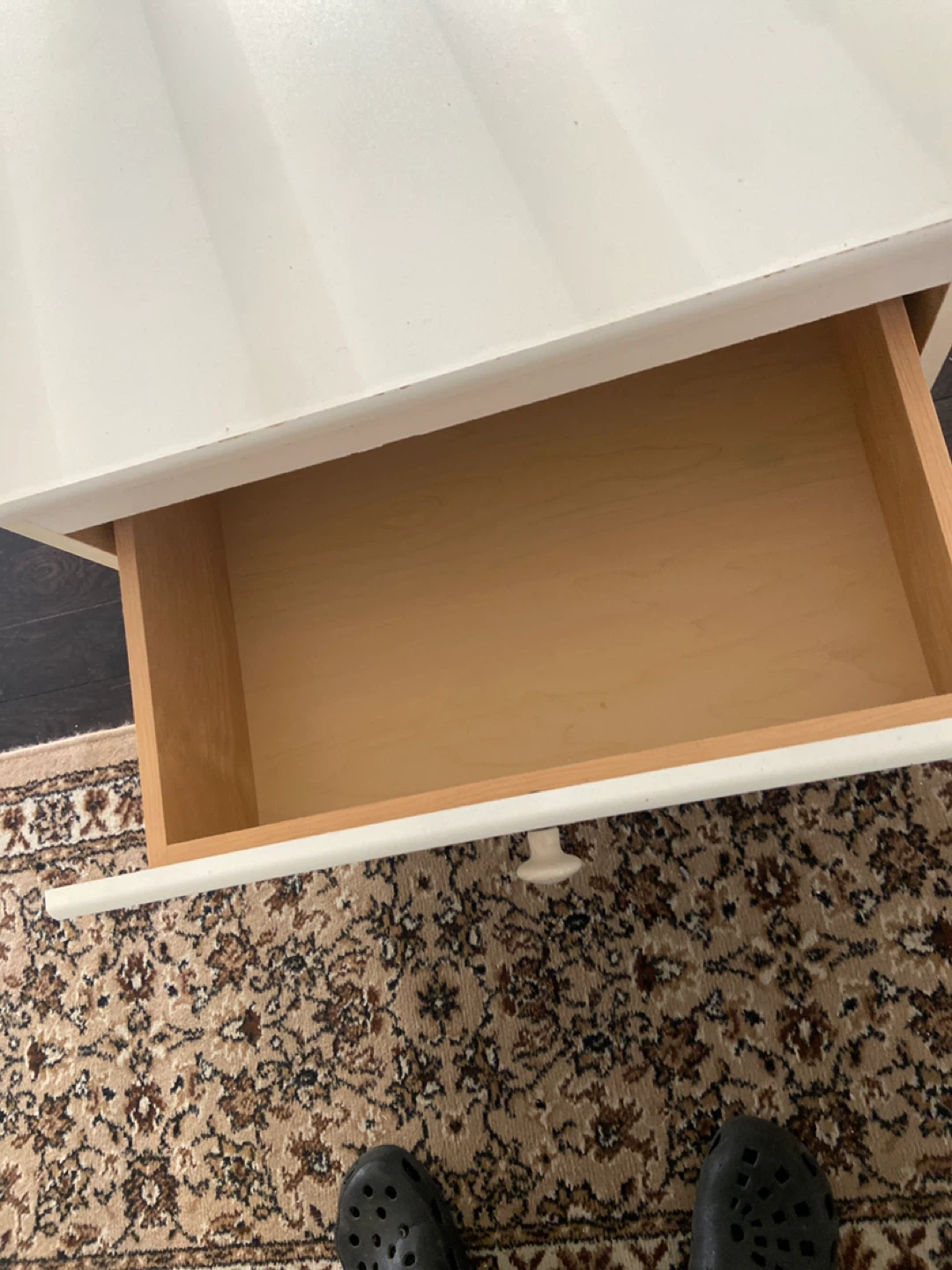 White 3-Drawer Dresser - photo 4